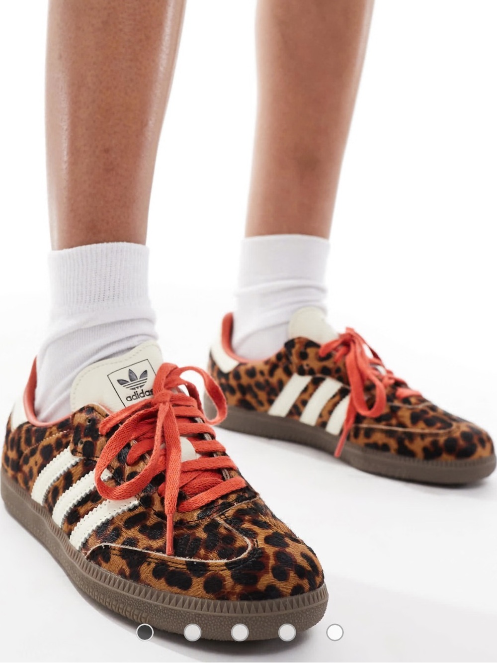 adidas Originals samba sneakers in leopard print
